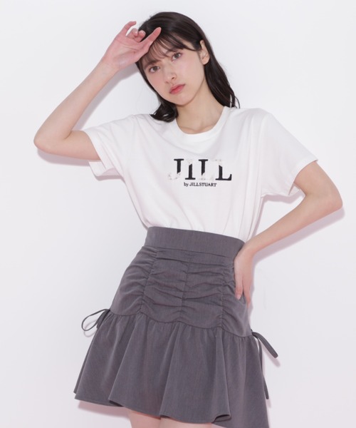 JILL by JILL STUART(ジルバイジルスチュアート)の「◇オーガニックコットンビジューロゴTシャツ(Tシャツ/カットソー・レディース・ブラック/ピンク/ホワイト・FREE)」の8枚目の写真