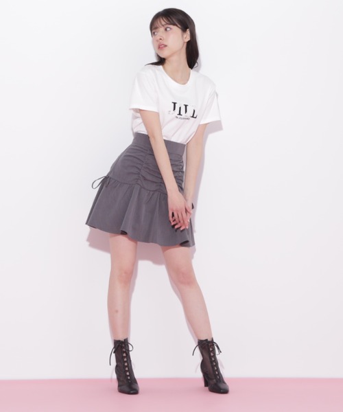 JILL by JILL STUART(ジルバイジルスチュアート)の「◇オーガニックコットンビジューロゴTシャツ(Tシャツ/カットソー・レディース・ブラック/ピンク/ホワイト・FREE)」の9枚目の写真