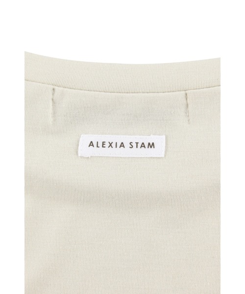 ALEXIA STAM サイドドロストT Side Drawstring Tee | ALEXIA STAM