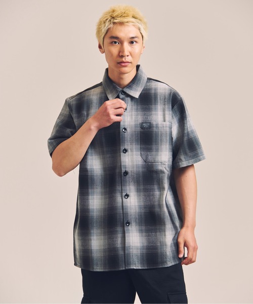 JACKROSE(ジャックローズ)の「FB-Checker SS Shirt(シャツ/ブラウス・メンズ・ブラック/ブラウン/ホワイト・S/M)」の12枚目の写真