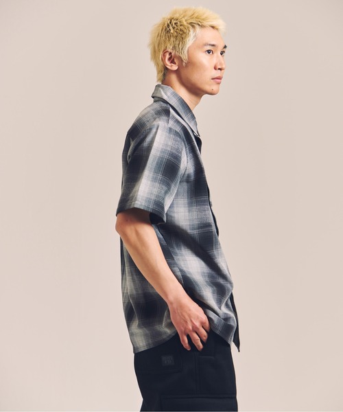 JACKROSE(ジャックローズ)の「FB-Checker SS Shirt(シャツ/ブラウス・メンズ・ブラック/ブラウン/ホワイト・S/M)」の15枚目の写真