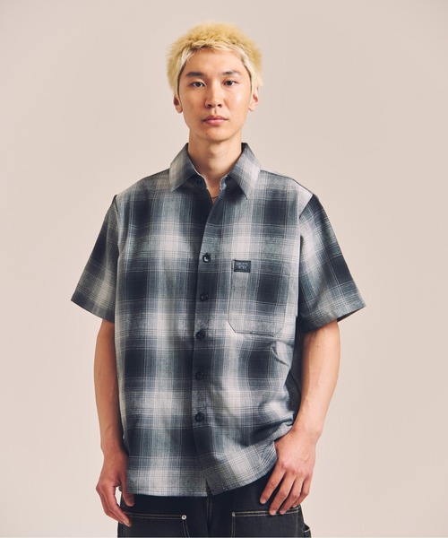 JACKROSE(ジャックローズ)の「FB-Checker SS Shirt(シャツ/ブラウス・メンズ・ブラック/ブラウン/ホワイト・S/M)」の5枚目の写真