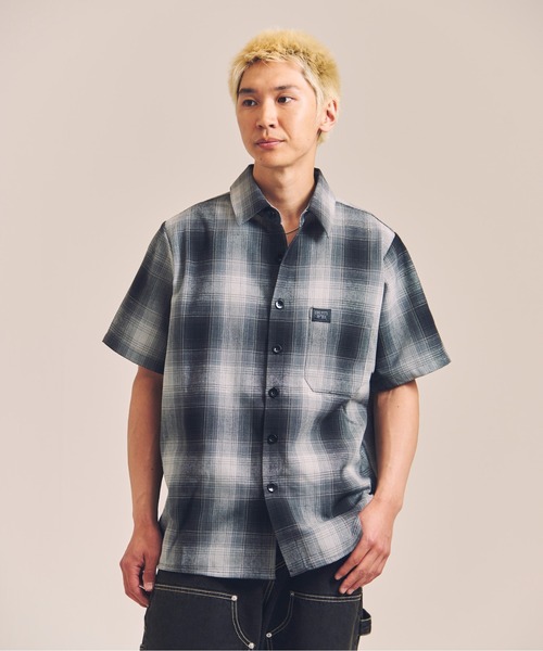 JACKROSE(ジャックローズ)の「FB-Checker SS Shirt(シャツ/ブラウス・メンズ・ブラック/ブラウン/ホワイト・S/M)」の6枚目の写真