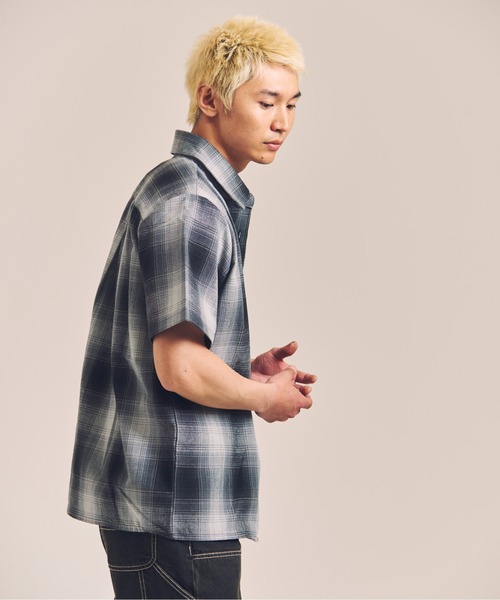 JACKROSE(ジャックローズ)の「FB-Checker SS Shirt(シャツ/ブラウス・メンズ・ブラック/ブラウン/ホワイト・S/M)」の8枚目の写真