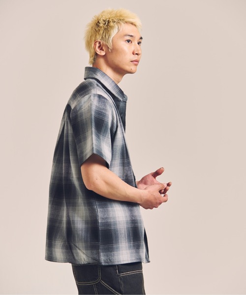 JACKROSE(ジャックローズ)の「FB-Checker SS Shirt(シャツ/ブラウス・メンズ・ブラック/ブラウン/ホワイト・S/M)」の9枚目の写真