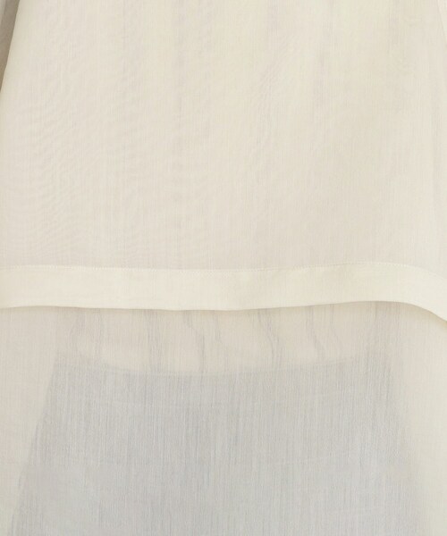 THE SHOP TK （ザ ショップ ティーケー ）の「シアースタンドカラーブルゾン【洗える】（ブルゾン・レディース・ライトイエロー系/スミクロ・12/13）」の17枚目の写真