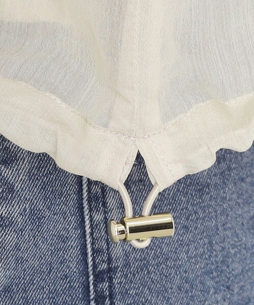 THE SHOP TK （ザ ショップ ティーケー ）の「シアースタンドカラーブルゾン【洗える】（ブルゾン・レディース・ライトイエロー系/スミクロ・12/13）」の21枚目の写真