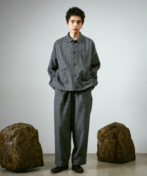 Dulcamara（ドゥルカマラ）の「タターヘムタックPT（その他パンツ・メンズ・ブルー/ブラック・0/2/1）」の4枚目の写真