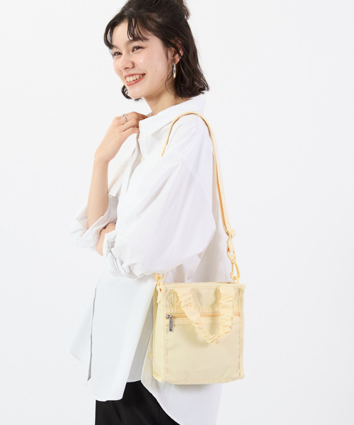 ■LeSportsac■MINI TOTEレモンメレンゲ GH MINI N/S TOTEレモンメレンゲ（トートバッグ）｜LeSportsac