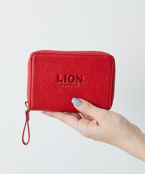 LION COFFEE(ライオンコーヒー)コラボ レザー二つ折り財布（財布