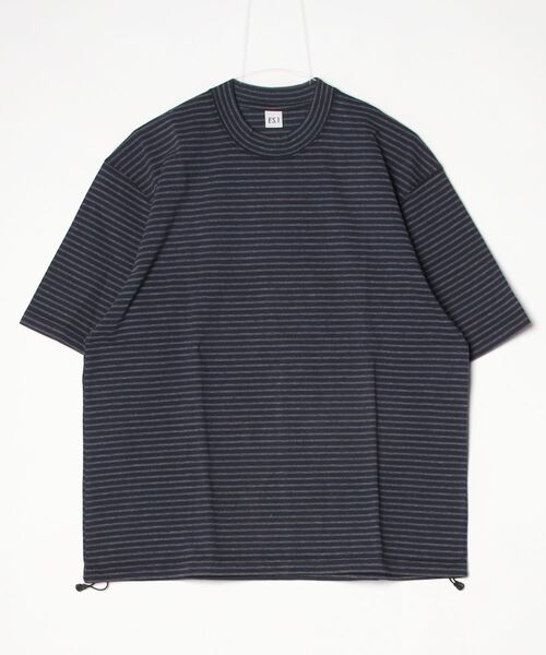 fridge（フリッジ）の「【ES.1】エスアイ Border SS T-shirts（Tシャツ/カットソー・メンズ・ブラック系その他/ホワイト系その他/ブラック/ホワイト/ネイビー/アッシュグレー・SMALL/X-LARGE/MEDIUM/LARGE）」の6枚目の写真
