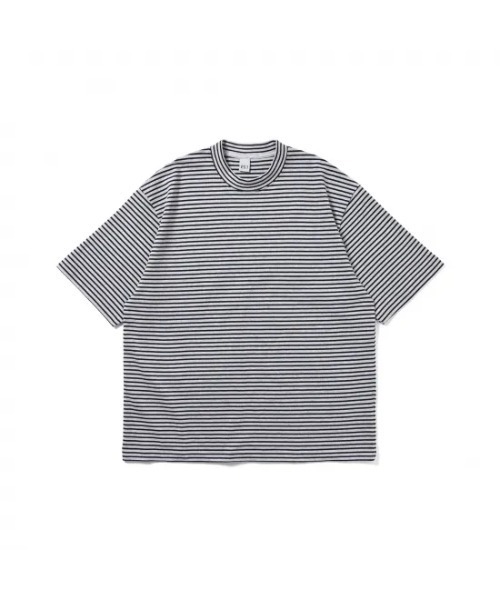 fridge(フリッジ)の「【ES.1】エスアイ Border SS T-shirts(Tシャツ/カットソー・メンズ・ブラック系その他/ホワイト系その他/ブラック/ホワイト・SMALL/X-LARGE/MEDIUM/LARGE)」の2枚目の写真