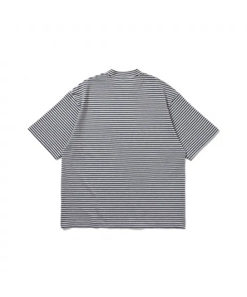 fridge(フリッジ)の「【ES.1】エスアイ Border SS T-shirts(Tシャツ/カットソー・メンズ・ブラック系その他/ホワイト系その他/ブラック/ホワイト・SMALL/X-LARGE/MEDIUM/LARGE)」の5枚目の写真
