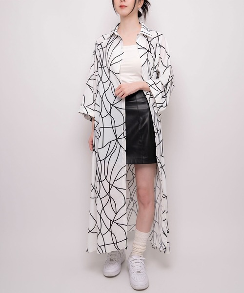 Nora Lily】Sheer Shirt One-piece（ワンピース）｜Nora Lily