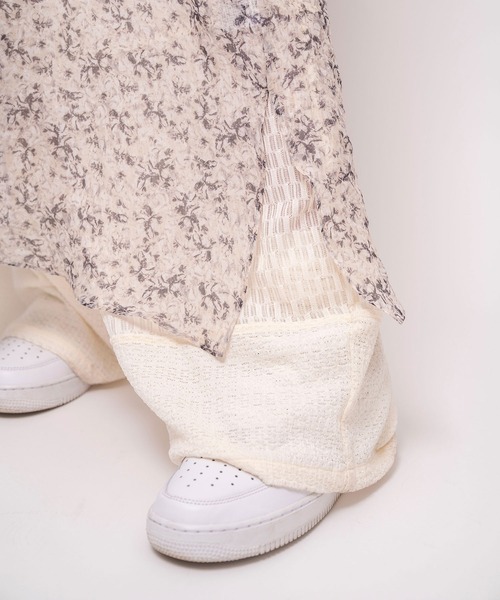 Nora Lily（ノラリリー）の「【Nora Lily】Sheer Shirt One-piece（ワンピース・レディース・オフホワイト/ホワイト系その他/ブラック/ライトブルー・FREE）」の16枚目の写真