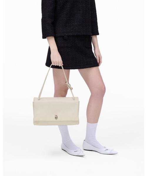 LEATHER DUAL BAG/ザ レザー デュアル ショルダー ラージ