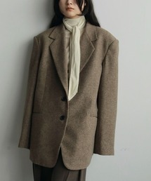 anuke(アンヌーク)のanuke Herringbone Wool Jacket ヘリンボーンウールジャケット/62520107(テーラードジャケット)
