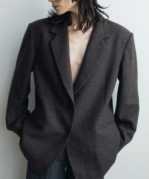 anuke Herringbone Wool Jacket ヘリンボーンウールジャケット