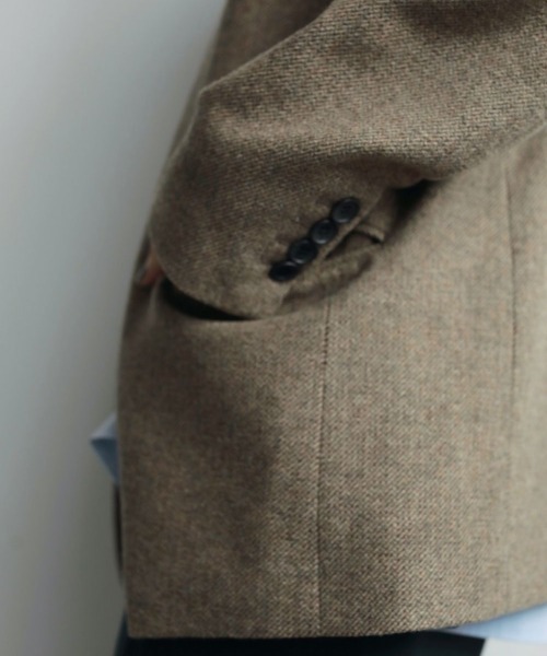 anuke(アンヌーク)の「anuke Herringbone Wool Jacket ヘリンボーンウールジャケット/62520107(テーラードジャケット・レディース・ベージュ/ブラウン・36/38)」の11枚目の写真