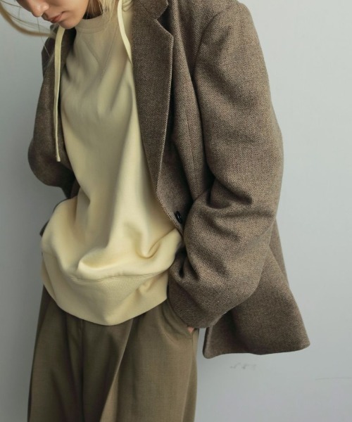 anuke Herringbone Wool Jacket ヘリンボーンウールジャケット