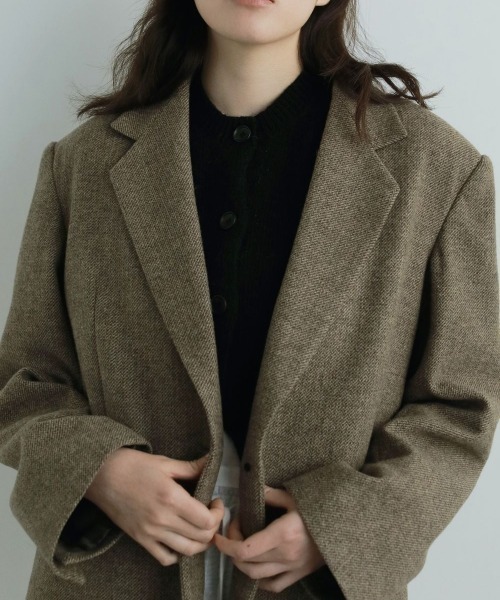 anuke Herringbone Wool Jacket ヘリンボーンウールジャケット