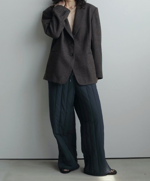 anuke(アンヌーク)の「anuke Herringbone Wool Jacket ヘリンボーンウールジャケット/62520107(テーラードジャケット・レディース・ベージュ/ブラウン・36/38)」の19枚目の写真