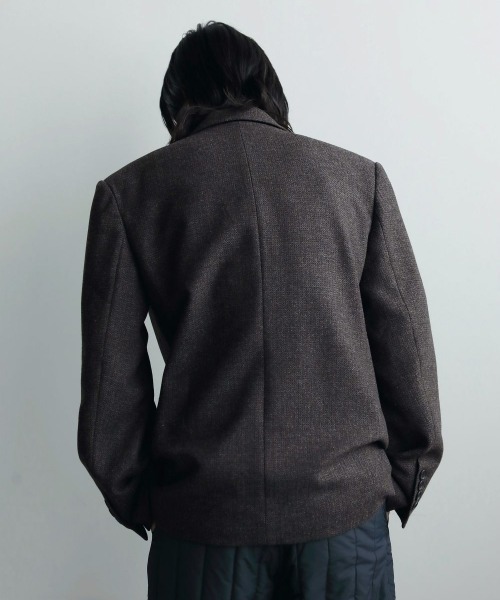 anuke Herringbone Wool Jacket ヘリンボーンウールジャケット