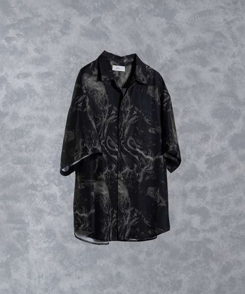 ADRER(アドラー)の「半袖シャツ(シャツ/ブラウス・メンズ・ブラック×ゴールド・LARGE)」の6枚目の写真