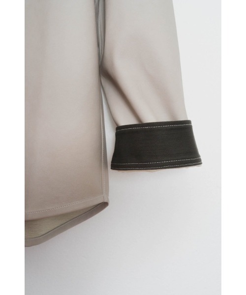 Knuth Marf（クヌースマーフ）の「western shirt(unisex)（シャツ/ブラウス・レディース・グレー/ホワイト・FREE）」の16枚目の写真