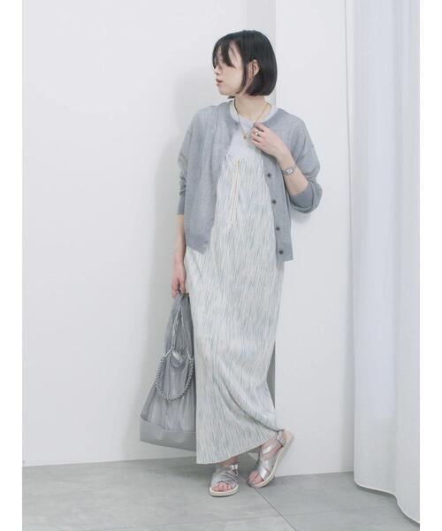 Samansa Mos2 blue（サマンサモスモスブルー）の「【ふっくらクッション】クロスベルトサンダル（サンダル・レディース・ブラック/シルバー/ブラウン・L/M）」の9枚目の写真