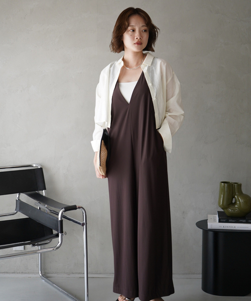 qualite コットンシアークロップドシャツ qualite｜コットンシアークロップドシャツ | Rakuten Fashion