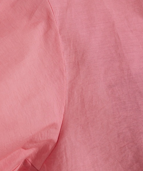 qualite（カリテ）の「コットンシアークロップドシャツ/シアーシャツ/夏服/羽織り（シャツ/ブラウス・レディース・ピンク/モスグリーン/オフホワイト/チャコールグレー・フリー）」の10枚目の写真