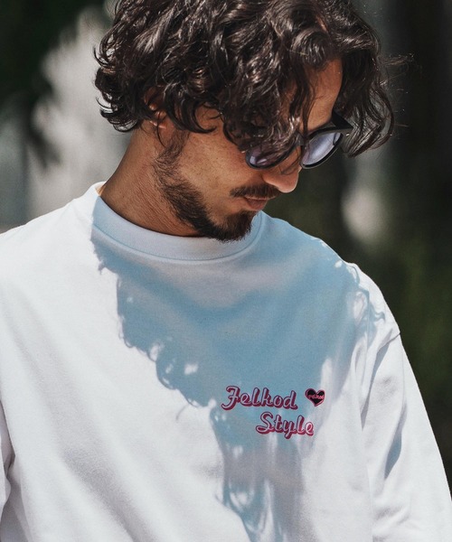 mlt5269- 3D Logo Print Long Sleeve Tee カットソー（Tシャツ