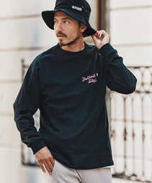 mlt5269- 3D Logo Print Long Sleeve Tee カットソー