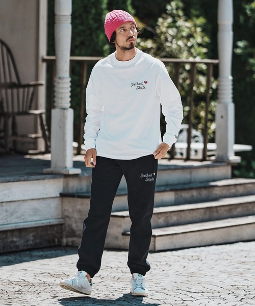 felkod（フィルコッド）の「mlt5269- 3D Logo Print Long Sleeve Tee カットソー（Tシャツ/カットソー・メンズ・ホワイト×ブラック/ホワイト×ピンク/ブラック×ピンク・S/M/L/XL）」の8枚目の写真