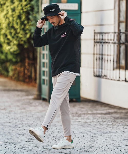 felkod（フィルコッド）の「mlt5269- 3D Logo Print Long Sleeve Tee カットソー（Tシャツ/カットソー・メンズ・ホワイト×ブラック/ホワイト×ピンク/ブラック×ピンク・S/M/L/XL）」の21枚目の写真