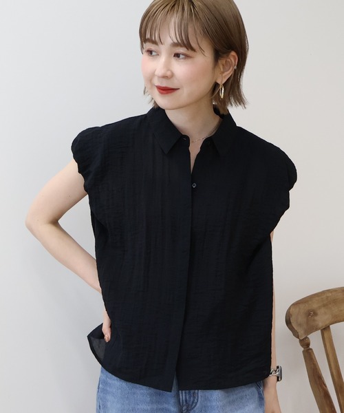 ブラウス シャツ バルーンスリーブブラウス レディース