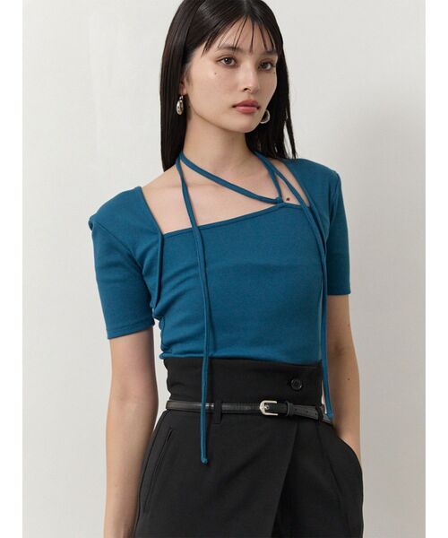 MURUA（ムルーア）の「ボレロライクトップス（Tシャツ/カットソー・レディース・ブラック/ブルー/その他1/ホワイト・FREE）」の3枚目の写真