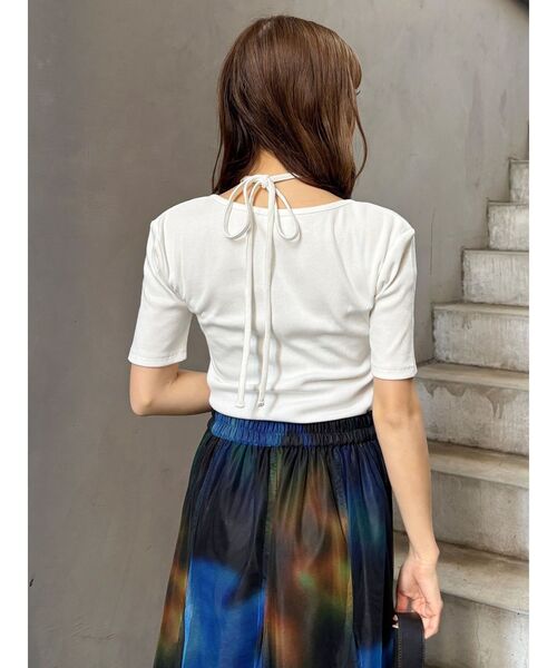 MURUA（ムルーア）の「ボレロライクトップス（Tシャツ/カットソー・レディース・ブラック/ブルー/その他1/ホワイト・FREE）」の15枚目の写真