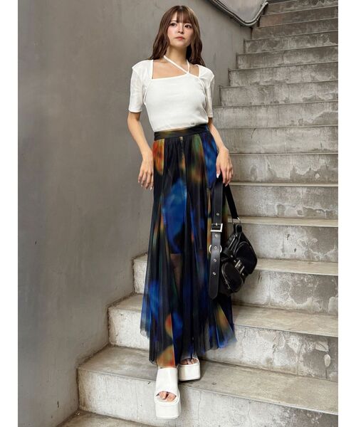 MURUA（ムルーア）の「ボレロライクトップス（Tシャツ/カットソー・レディース・ブラック/ブルー/その他1/ホワイト・FREE）」の22枚目の写真