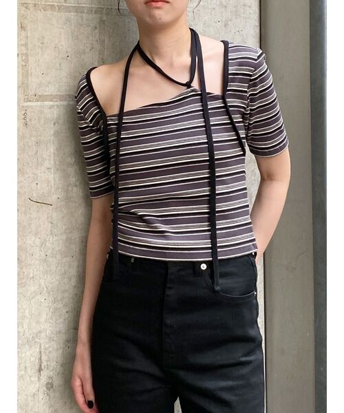 MURUA（ムルーア）の「ボレロライクトップス（Tシャツ/カットソー・レディース・ブラック/ブルー/その他1/ホワイト・FREE）」の11枚目の写真