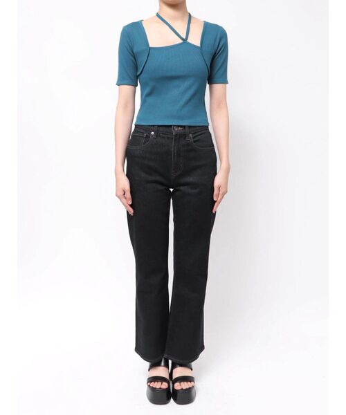 MURUA（ムルーア）の「ボレロライクトップス（Tシャツ/カットソー・レディース・ブラック/ブルー/その他1/ホワイト・FREE）」の13枚目の写真