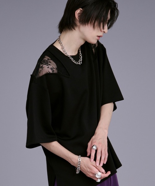 IENA　INSCRIRE / カットアウト Tシャツ 肩開きカットソー IENA（イエナ）の「【INSCRIRE / アンスクリア】Cut Outs Tee / カット