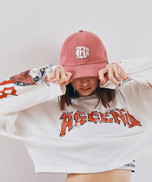 RNA（アールエヌエー）の「E5147 ウォッシュアウトＣＡＰ（キャップ・レディース・ブラウン/スミクロ/パープル/ピンク/ライトグリーン/ネイビー・FREE）」の18枚目の写真