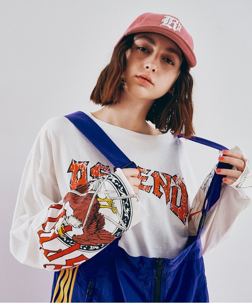 RNA（アールエヌエー）の「E5147 ウォッシュアウトＣＡＰ（キャップ・レディース・ブラウン/スミクロ/パープル/ピンク/ライトグリーン/ネイビー・FREE）」の20枚目の写真