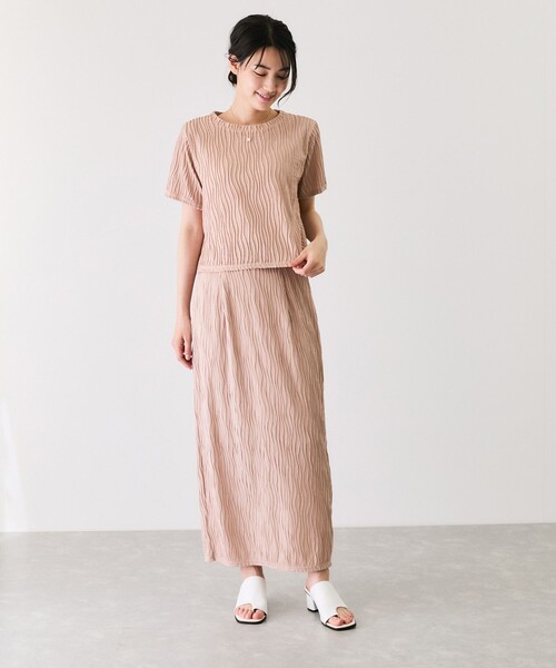 Jayro（ジャイロ）の「なみなみ柄カットソー（Tシャツ/カットソー・レディース・ブラック/ピンク/イエロー/ホワイト系その他・M）」の18枚目の写真