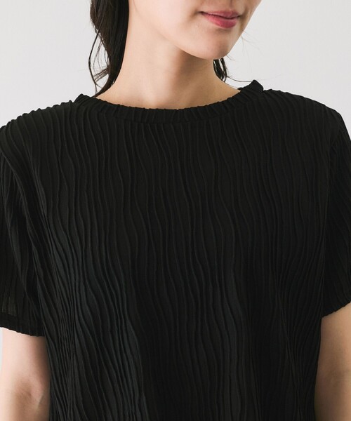 Jayro（ジャイロ）の「なみなみ柄カットソー（Tシャツ/カットソー・レディース・ブラック/ピンク/イエロー/ホワイト系その他・M）」の15枚目の写真