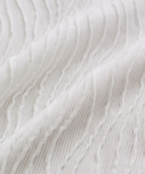 Jayro（ジャイロ）の「なみなみ柄カットソー（Tシャツ/カットソー・レディース・ブラック/ピンク/イエロー/ホワイト系その他・M）」の7枚目の写真