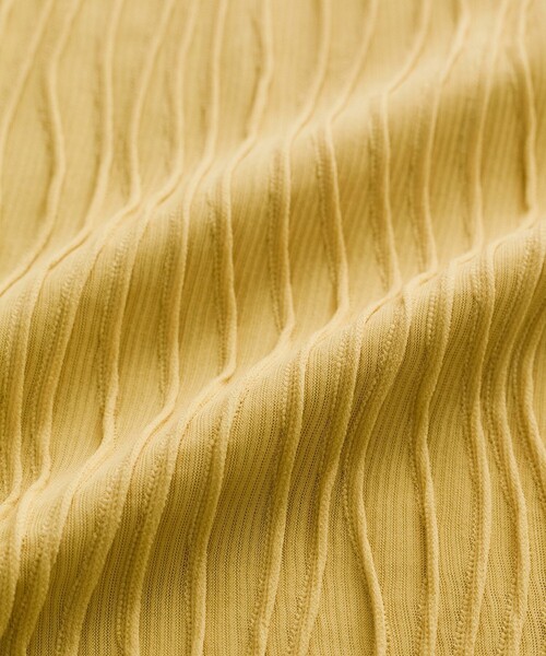 Jayro（ジャイロ）の「なみなみ柄カットソー（Tシャツ/カットソー・レディース・ブラック/ピンク/イエロー/ホワイト系その他・M）」の5枚目の写真