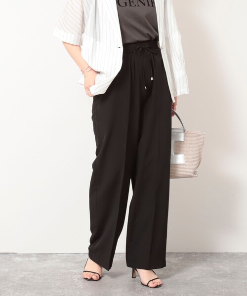 MICO COULIER(ミコクリエ)の「《セットアップ対応》トログログランパンツ(その他パンツ・レディース・ネイビー/カーキ/ブラック・36/38)」の1枚目の写真